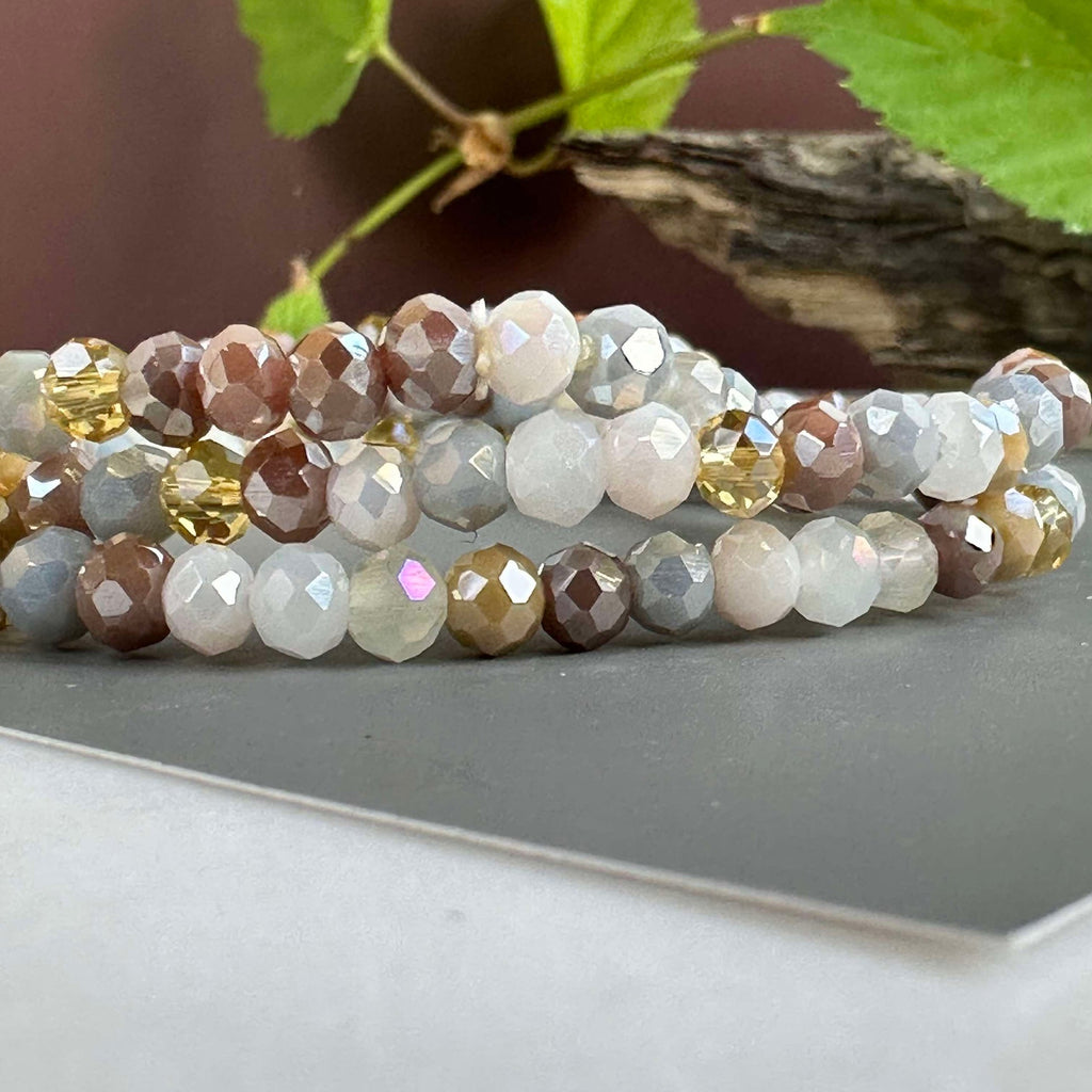 Armband ANNA Nature - Set med 3 st
