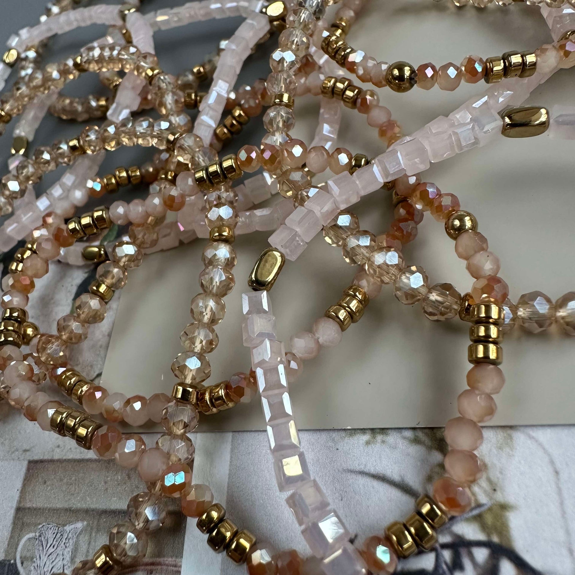 Armband Merle Natur - Set med 3 st