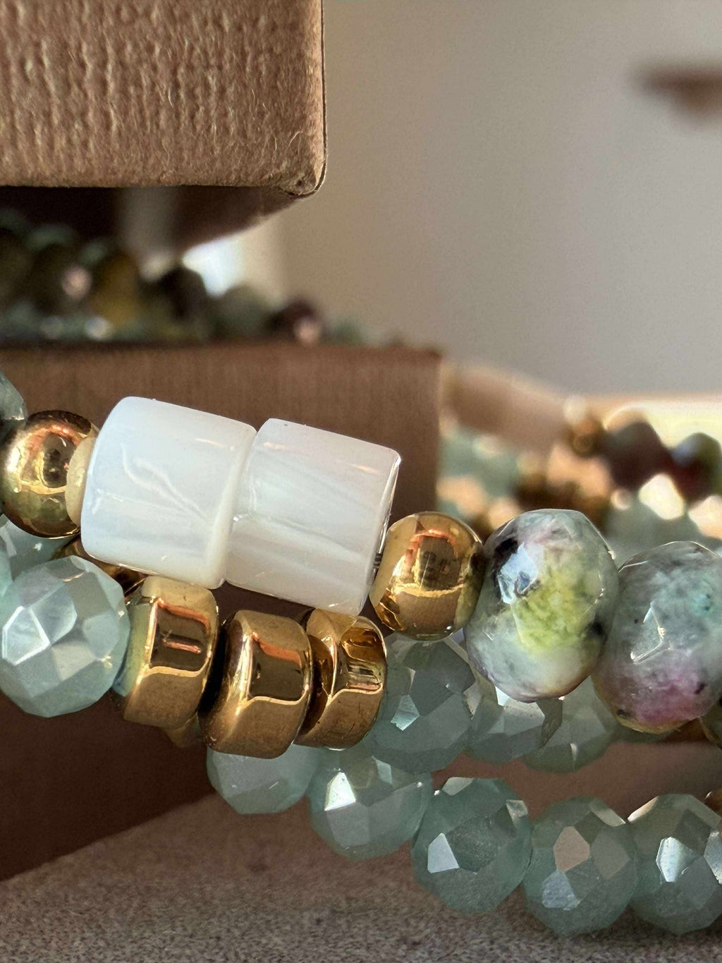 Armband Sarabella Aqua – Set med 3 st