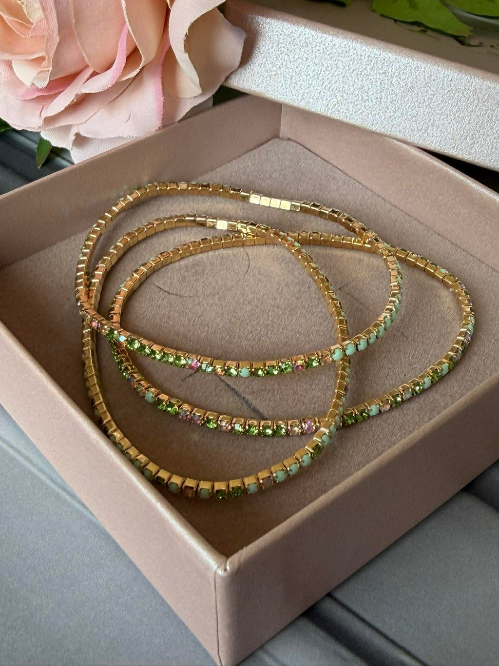 Armband Elare Set/3 - Pistachio