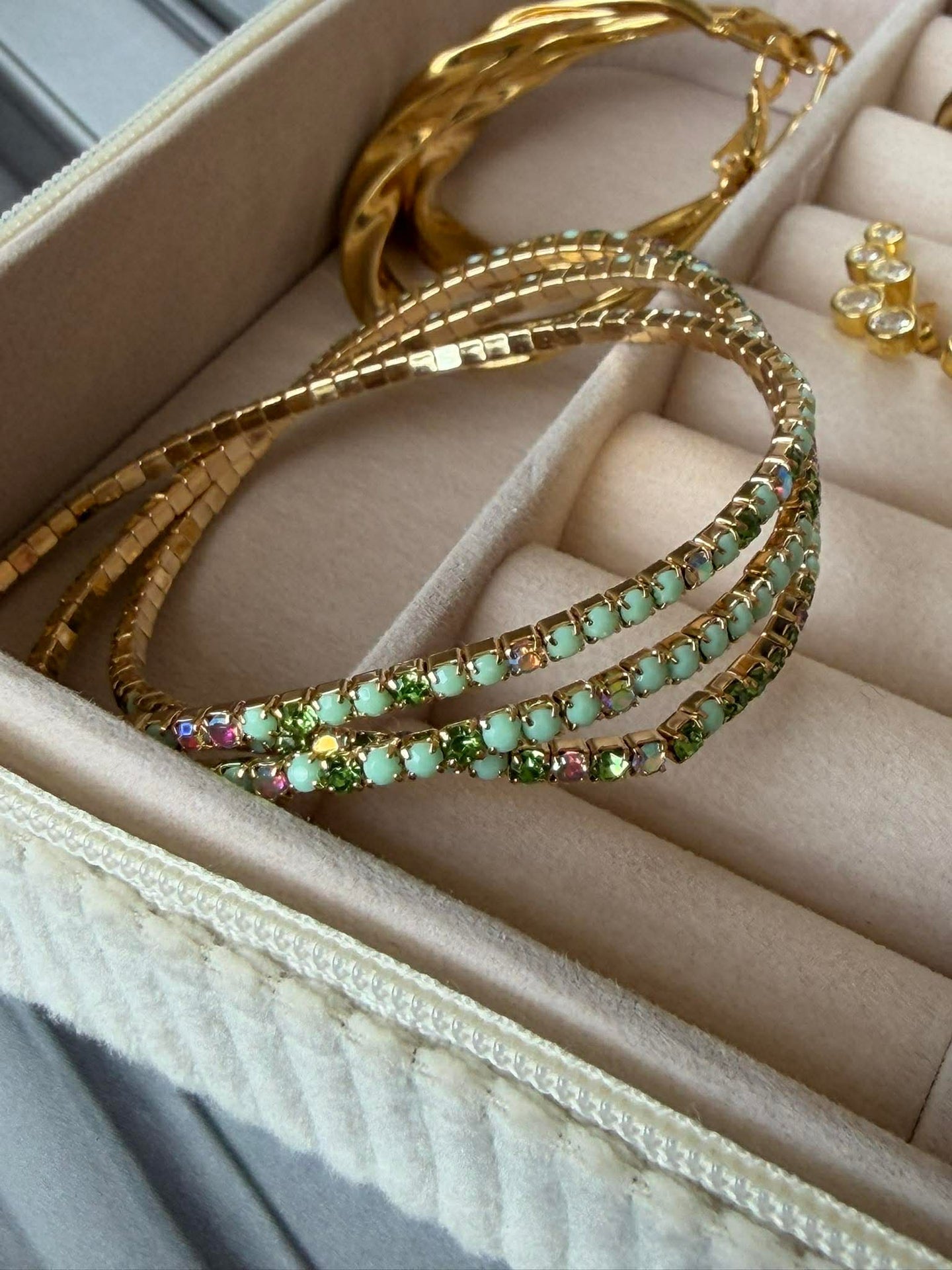 Armband Elare Set/3 - Pistachio