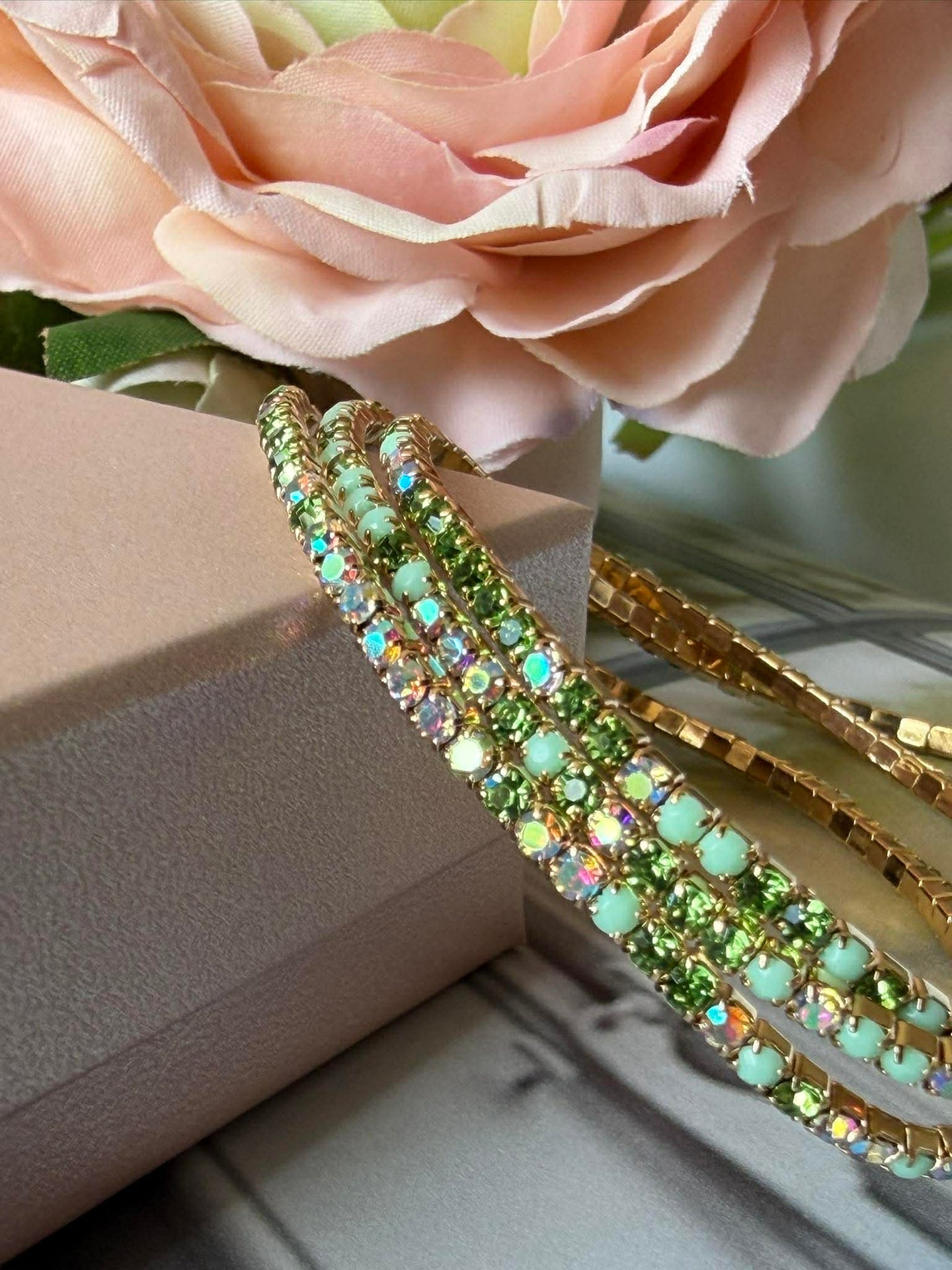 Armband Elare Set/3 - Pistachio