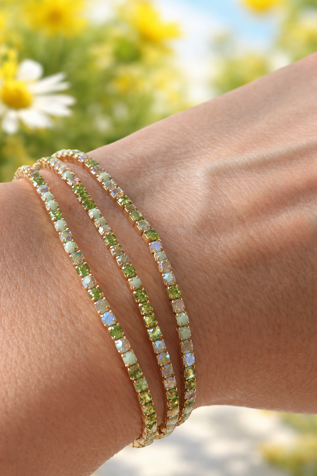 Armband Elare Set/3 - Pistachio